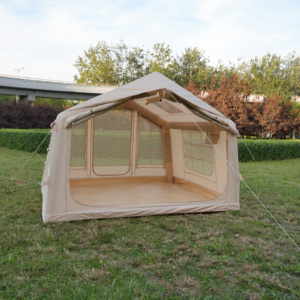 Tente pneumatique de luxe pour 4 personnes, 3x2.65x2.1m, grande tente gonflable avec hauteur de plafond complète, imperméable, pour <span class=keywords><strong>le</strong></span> <span class=keywords><strong>camping</strong></span> familial - Product Image 4