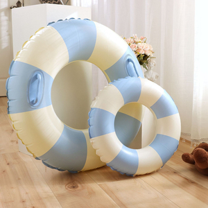 Anillo de natación de donut personalizado, flotador inflable para piscina para niños adolescentes, Círculo de natación con mango, tubo de natación para bebé, juguetes de piscina para jugar al agua - Product Image 1