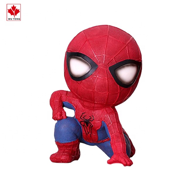 Полимерная статуя человека-паука на заказ, настольное украшение