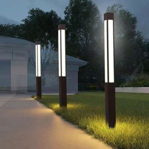 Lampes LED carrées d'extérieur pour cour HL3035, garantie 5 ans, éclairage de rue étanche pour aménagement paysager communautaire - Product Image 3