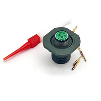 D38999/24B5PN Amphenol Typ Buchse Gerader Stecker Automobil-Rundsteckverbinder Zubehör Vergoldete Kontakte Aluminiumlegierung