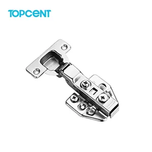 TOPCENT usines hydraulique fermeture douce tampon superposition complète charnière de porte d'armoire personnalisée pour les raccords de meubles de cuisine