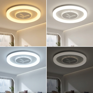 İskandinav Dekoratif LED Aydınlatma Yaratıcı Hale Şeklinde Tavan Lambası Benzersiz Sanat Motifi Büyük Boy Yüzey Montajlı Yeni Ev Daire - Product Image 2