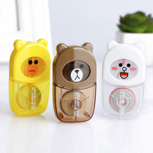 Симпатичная Корректирующая лента в форме мультяшного медведя, канцелярские принадлежности для студентов, Новые товары для коррекции - Product Image 1