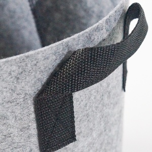 Matériaux soigneusement sélectionnés gris 300G <span class=keywords><strong>feutre</strong></span> épais 20 gal tissu sacs de culture - Product Image 3