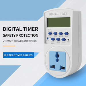 Minuteur numérique programmable 24H avec mode automatique/manuel <span class=keywords><strong>pour</strong></span> appareils électroménagers – Alimentation directe usine - Product Image 1