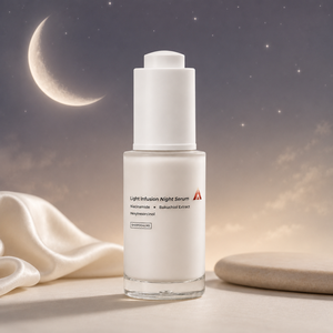 Light Infusion Anti-Aging Anti-Wrinkle Whitening Night <b>Serum</b> with Niacinamide & Ceramide Mandelic Acid 20ml for <b>Face</b> Home Use - Product Image 2
