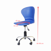 Chaise de bureau professionnelle Kidomena pour enseignant, mobilier scolaire commercial, réglable en hauteur