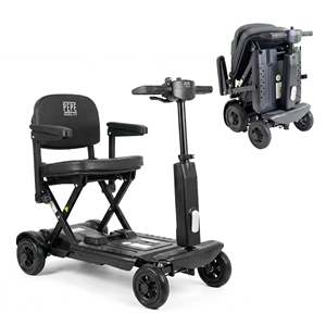 Trottinette électrique pliable PEPE P10048 pour adultes, noire, avec accoudoirs, batterie 10Ah, vitesse 7 km/h - Product Image 4