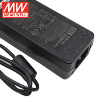 Mean Well GST60A12-P1J Meanwell 60W Adaptor Daya Desktop AC DC Output Tunggal 12V 5A