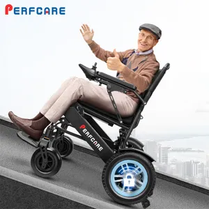 Foldable Wheelchair Electric Power Remove Battery Power Wheelchair With Soft Seat