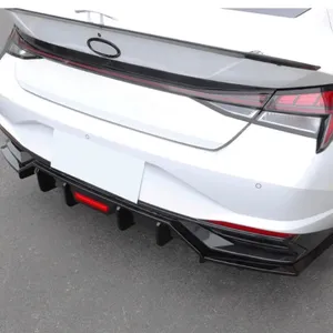 Diffuseur de pare-chocs arrière StarNav 2021 pour kit de plaque de spoiler inférieur et tuyaux d'échappement, accessoires de tuning pour protection de voiture - Product Image 1