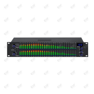อีควอไลเซอร์เสียงดิจิตอลระดับมืออาชีพ EQ-312 แบบ 31 แบนด์ สำหรับติดตั้งบนแร็ค พร้อมช่องต่อ XLR และ RCA สำหรับระบบเสียงในสตูดิโอ - Product Image 2