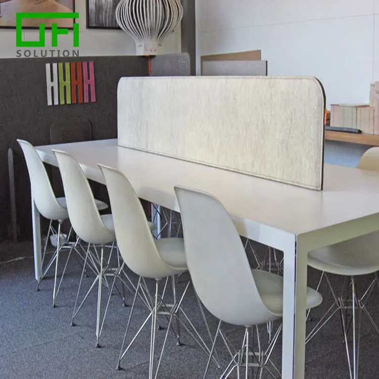 Tela de mesa envolta em tecido acústico para escritório, tecido de fábrica profissional 100% PET poliéster