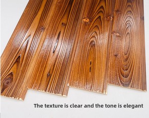 Panneaux de revêtement mural décoratifs <span class=keywords><strong>en</strong></span> pin écossais carbonisé, fabriqués avec une élégance exquise - Product Image 2