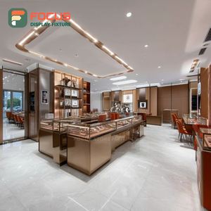 Vitrina Minimalista Personalizada para Exhibición de Joyería, Fabricada con Panel de Vidrio Templado, para Espacios de Boutique - Product Image 5