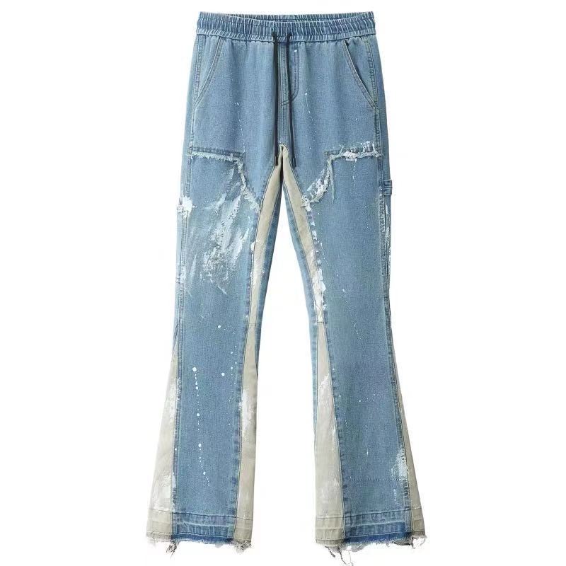 Verified Supplier Three Quarter Length Jeans Pants Super High