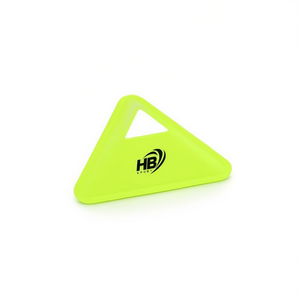 Discos Marcadores Triangulares Fluorescentes Verdes (10 Unidades) para Entrenamiento - Product Image 1