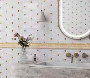 Mosaïque de marbre OEM 7MM Waterjet <span class=keywords><strong>Parquet</strong></span> Rétro Motif Floral pour Cuisine et Salle de Bain - Product Image 2