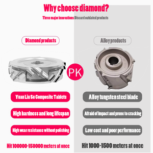 YUFU Diamond Split Pre-Milling End Mill Cutter Acabado brillante 3 meses de garantía - Product Image 5