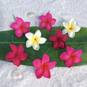 Commercio all'ingrosso 8CM in schiuma Plumeria fiore per <span class=keywords><strong>capelli</strong></span> stile fiore tropicale Hula Frangipani <span class=keywords><strong>fiori</strong></span> per festa nuziale accessori per <span class=keywords><strong>capelli</strong></span> - Product Image 3
