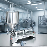 Machine de remplissage semi-automatique pneumatique/électrique à piston Topsail - Haute simplicité d'utilisation, 220V, pour bouteilles d'eau et de liquides
