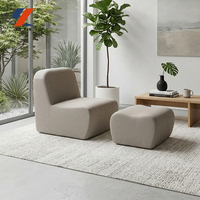 Canapé nuage compressé, design moelleux et surdimensionné, expérience de cinéma maison relaxante et confortable, ensemble de sièges doux