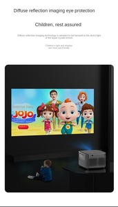 Proyector pequeño Z08 1080P, proyector de vídeo, teléfono móvil Android, altavoz, proyector para exteriores para películas/juegos - Product Image 2