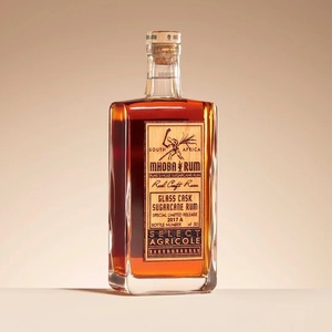 <span class=keywords><strong>Flat</strong></span> Hip Flask Vodka rượu nắp chai các nhà sản xuất 500ml 700ml 750ml siêu Flint Glass Whisky chai với Nắp bằng gỗ - Product Image 5