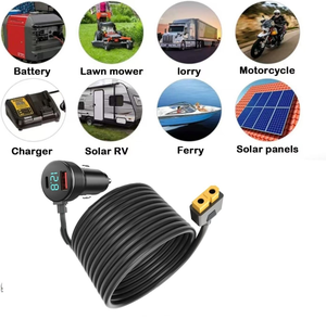 Para Bluetti <span class=keywords><strong>EB55</strong></span> Anker 757/767 para Ecoflow Delta/River Cargador de coche con potencia de 108W y cable de carga de 2M Características Función PD DC - Product Image 6