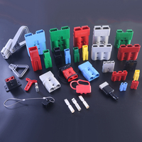 Conectores de Batería para Automóvil, Terminales de Cobre Automotrices de 600V 50A/120A/175A/350A, Conectores Eléctricos de 2 Polos para Fuente de Alimentación