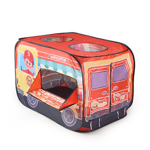 Tente de jeu pliable pour enfants, grand bus, jeu pops-up Police, voiture, maison jouet - Product Image 3