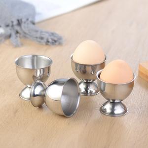 ที่วางแก้วทรงกลมทำจากสเตนเลสสตีล4ชิ้น/แพ็คถาดใส่<span class=keywords><strong>ไข่</strong></span><span class=keywords><strong>ต้ม</strong></span>แบบแข็งที่วาง<span class=keywords><strong>ไข่</strong></span>ฐานกลมสำหรับโรงแรม - Product Image 3
