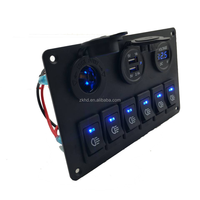 Prix d'usine, vente chaude : Interrupteur de phare antibrouillard 12-24V / Prise d'alimentation / Chargeur de voiture / Voltmètre / Interrupteur de commande de cabine conducteur