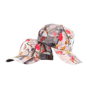 หมวกแก๊ปตาข่ายลายใบไม้พรางตัวแบบมีโลโก้สั่งทำจากจีน สำหรับกิจกรรมกลางแจ้งและสวมใส่สบายๆ - Product Image 1