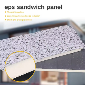 Panneaux sandwich isolés, bardage métallique, panneaux muraux extérieurs, matériau de construction ignifuge pour toitures et murs, entrepôt, usine, extérieur - Product Image 2