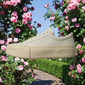 รองเท้าผ้าใบลำลองผู้ชายหนังแท้ ระบายอากาศได้ดี ป้องกันกลิ่นอับ เหมาะสำหรับฤดูร้อนและฤดูใบไม้ร่วง แบบผูกเชือก - Product Image 1