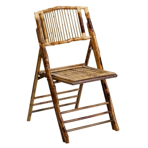 Chaises d'événement robustes en bambou pour la <span class=keywords><strong>location</strong></span> événementielle, chaises de salle à manger pliantes pour hôtels et parcs, qualité commerciale en gros - Product Image 1