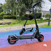 Skuter Listrik Lipat JQRIDE S9 Plus Suspensi Ganda 48V 15AH 800W/1600W Motor Ganda Ban 10 Inci 50km/jam