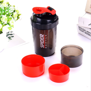 Grosir botol pengocok Fitness Gym Plastik Protein bubuk Promosi ramah lingkungan kustom dengan Logo khusus - Product Image 4