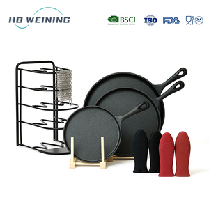 Ensemble <span class=keywords><strong>de</strong></span> 3 Plaques <span class=keywords><strong>de</strong></span> <span class=keywords><strong>Cuisson</strong></span> en Fonte Écologiques et Durables Pré-assaisonnées, Convient à Tous les Types <span class=keywords><strong>de</strong></span> Plaques <span class=keywords><strong>de</strong></span> <span class=keywords><strong>Cuisson</strong></span>, Y Compris l'Induction et l'Extérieur - Product Image 2