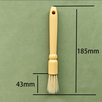 Brosse de nettoyage pour moulin à café en gros, brosse à café pour poudre, outil de barista pour expresso, brosse de nettoyage pour boîte à expresso
