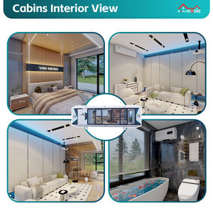 Villa mobile en bord de mer Maison en aluminium antirouille avec terrasse avec vue sur l'océan Tous temps <span class=keywords><strong>Jardin</strong></span> Bureau Pod Insonorisé Préfabriqué Espace de travail - Product Image 6