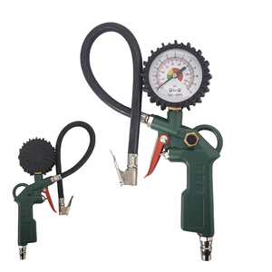 Accesorio para Inflar Neumáticos, Válvula de Aire Industrial con Manómetro de Precisión para Servicio de Neumáticos de Camiones y Motocicletas - Product Image 1
