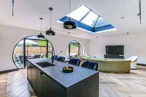 <span class=keywords><strong>Parquet</strong></span> en bois d'ingénierie en chêne chevron coloré Bradford - Product Image 2