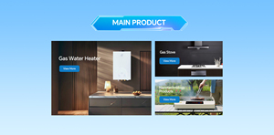 Chauffe-eau à gaz naturel à faible teneur en NOx avec échangeur de chaleur en cuivre pour usage domestique 11L/14L - Product Image 5