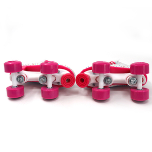 Patins à roulettes à Double rangée colorés, bon marché, <span class=keywords><strong>quatre</strong></span> roues en PVC PU, frein sensible sûr, LED, lumière, pour enfants débutants, 2022 - Product Image 4