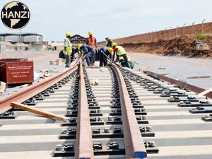Commutateur de voie <span class=keywords><strong>ferroviaire</strong></span> P65 en acier au carbone et en acier à haute teneur en manganèse pour la rénovation/amélioration des voies ferrées, nouvelle marque HANZI - Product Image 5