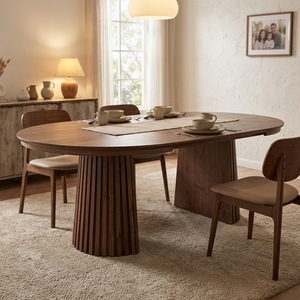 Prodotti dalla Cina per Cucina e Tavola Tavoli da Pranzo Trasformabili in <span class=keywords><strong>Legno</strong></span> Eleganti Stile Turco per Sala da Pranzo - Product Image 2