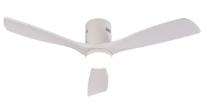 Ventilador de Techo Moderno de Perfil Bajo con 3 Aspas de ABS de 20W, 6 Velocidades, Luz LED, Control Remoto, Motor DC Reversible de 52 Pulgadas para Sala de Estar - Product Image 3